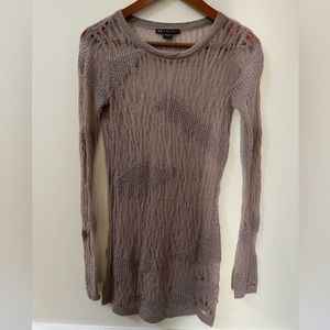 Armani Exhange shear long sweater